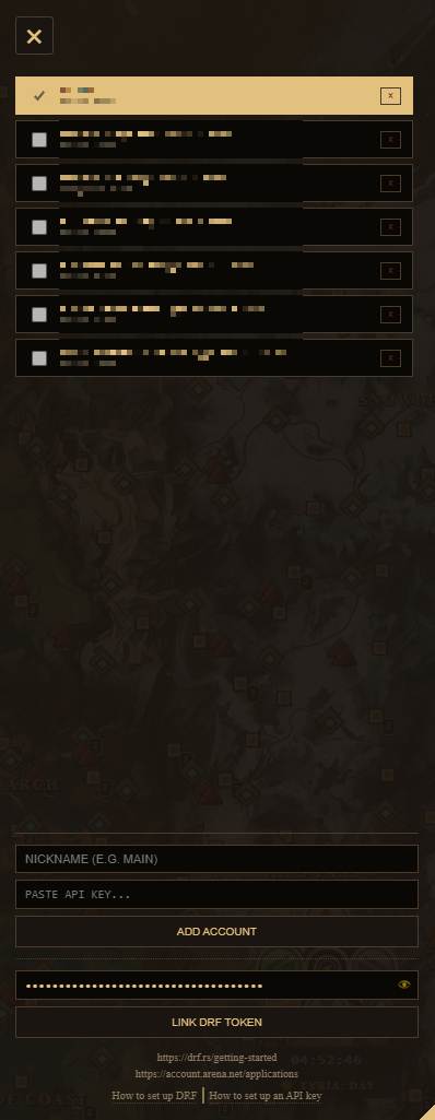 API Settings Showcase